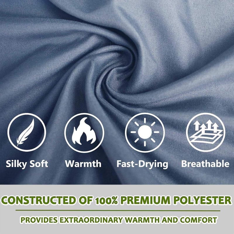 Frelaxy Sleeping Bag Liner, XL Travel Sheet & Camping Sheet for Backpacking, Hotel, Hostels & Traveling, Comfy & Easy Care, Full-Length Zipper/No Zipper, 4 Seasons Warm Cold Weather - Image 2